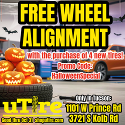 Free Alignment With Purchase Of 4 Tires!
