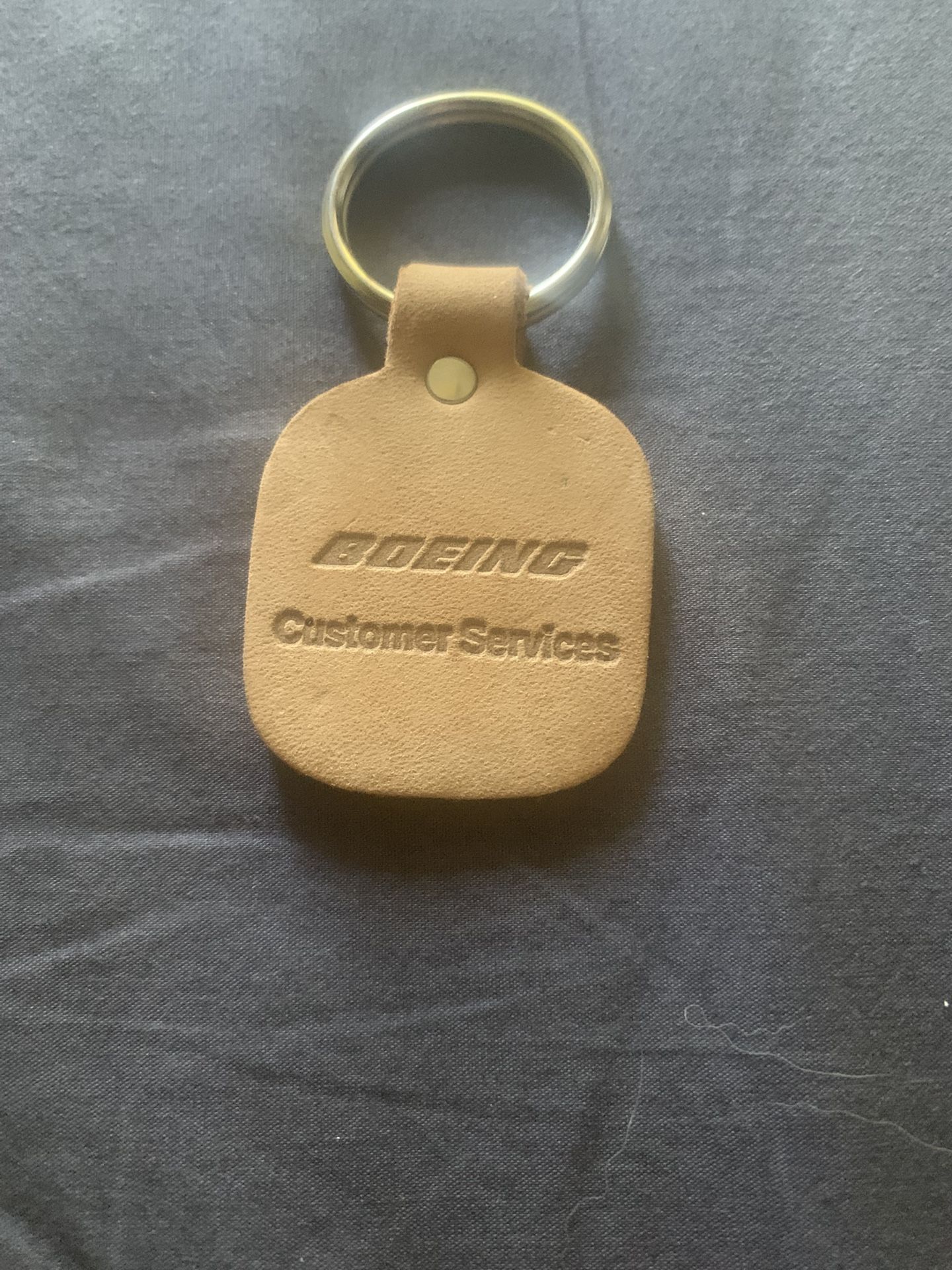 Boeing customer service keychain