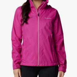 Colombia Switchback Woman’s Jacket In Hot Pink.  NWT