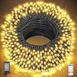 GUSODOR Christmas Lights Outdoor, 330FT 800 LED Christmas Lights with Remote Control 8 Modes & Timer Waterproof Christmas Tree Lights for Xmas Yard Tr