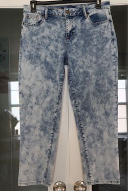 Womens acid wash Denim jeans
