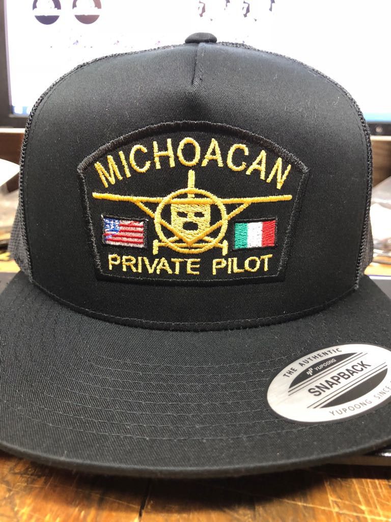 Michoacan Jalisco Zacatecas Private Pilot Fathers Day Mesh Snapback