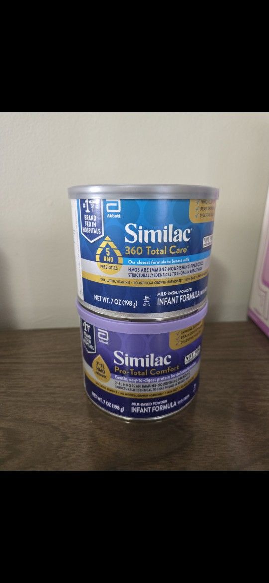 Similac 360 Total Care And Similac Pro Total Comfort 