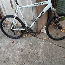 SPECIALIZED HARDROCK LARGE ALUMINIUM MTB 27s RIDES GREAT 💯