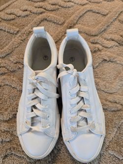 Women Leather platform shoes
