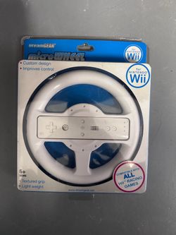 New DreamGEAR Wii MicroWheel Racing Wheel Controller Attachment