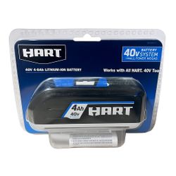Brand New HART 40V 4.0Ah Lithium Battery