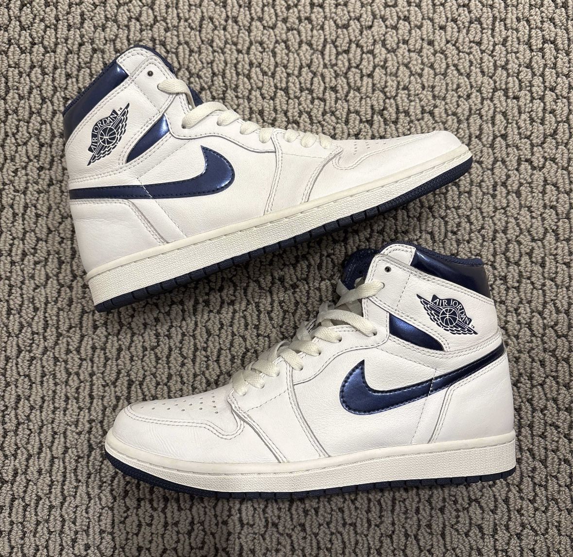 2016 Jordan 1 Retro Metallic Navy Sz 8