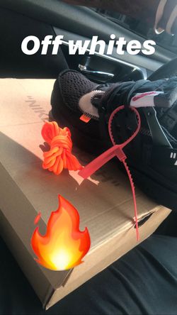 Off white black prestos