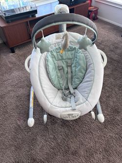 Graco swing with portable bouncer