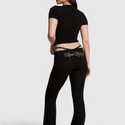 Women’s Pink Vs Xs Legging W/ Rhinestone 