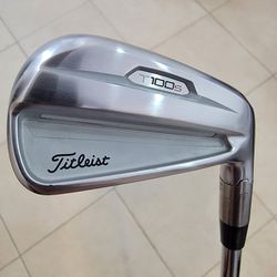 Titleist T100S 7 Iron 2021 Dynamic Gold Steel Stiff Flex Plus 1/2" Right Handed Demo/Fitting Club *Nice