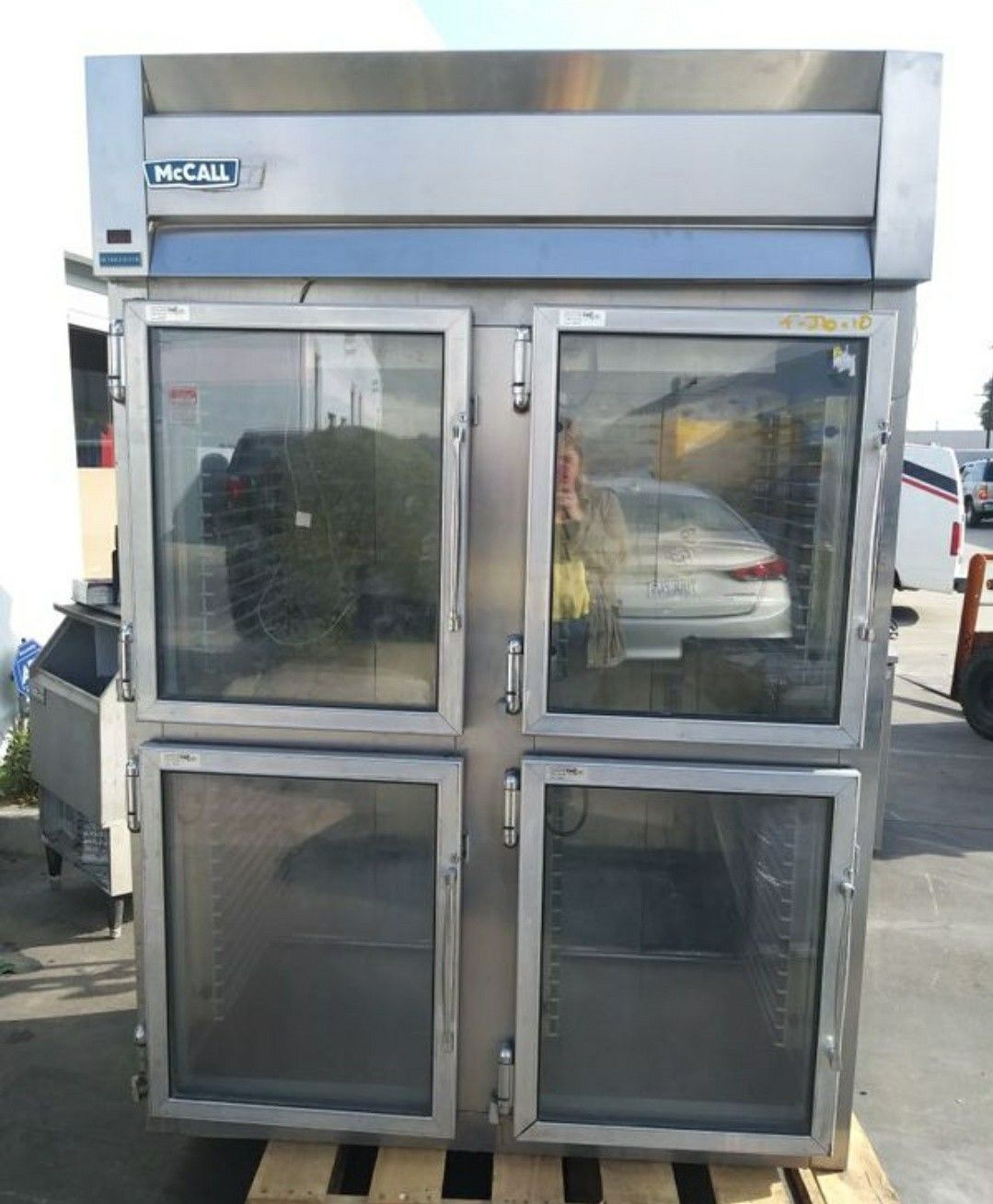 MCCALL GLASS 4 DOOR REFRIGERATOR