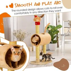 *NIB* 39" Cat Tree w/ Reindeer Head & Tunnel