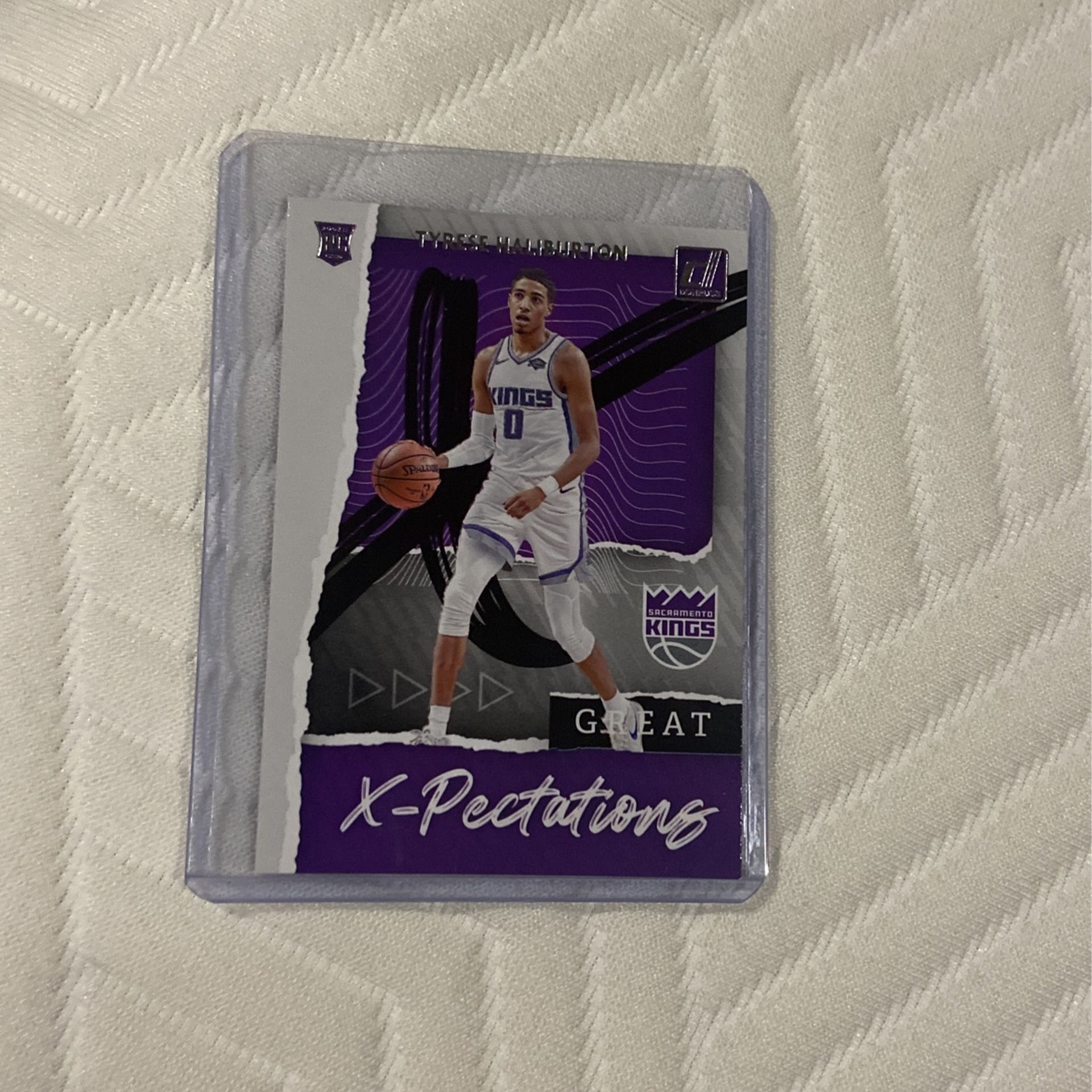 Tyrese Halliburton Rookie Card Donruss.