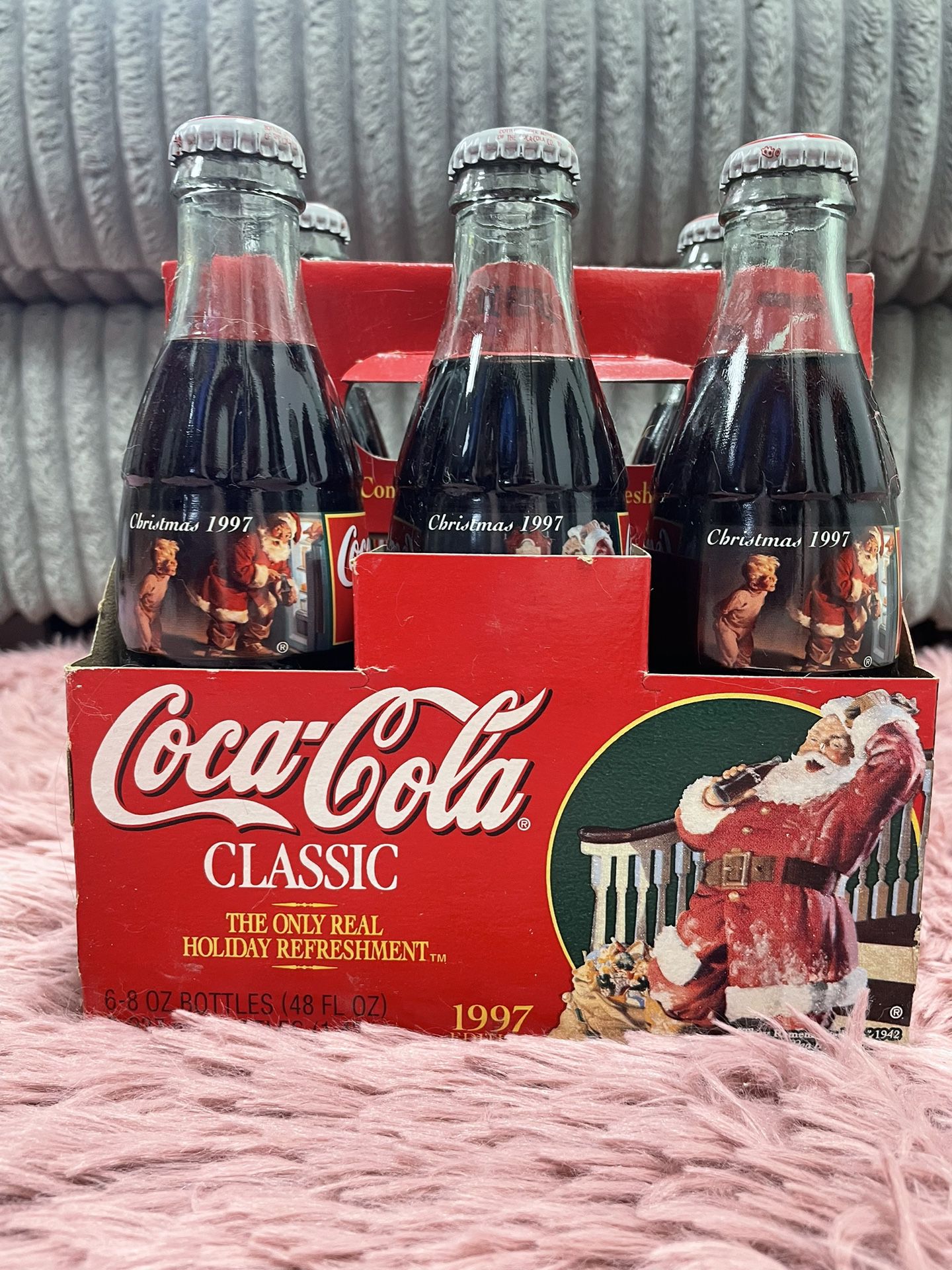Coca Cola Christmas 1997 Bottles 