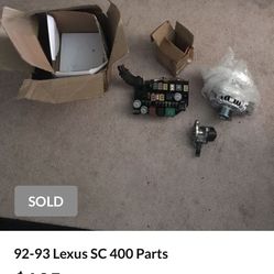 92-93 Lexus SC 400 Parts