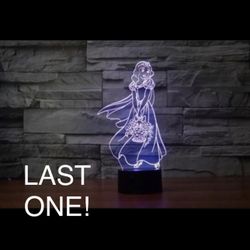 Snow White 3D Optical Illusion LED NightLight Table Lamp