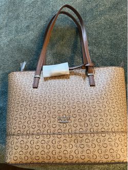 New Guess bags light brown and black