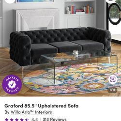 Graford 85.5" Upholstered Sofa