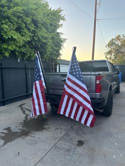 Double flag hitch