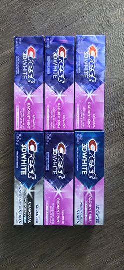 6 Crest Toothpaste 2.4oz
