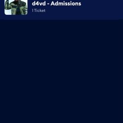 D4vd Ticket 