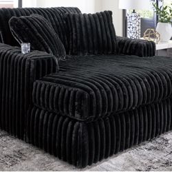 Midnight-Madness Oversized Chaise 