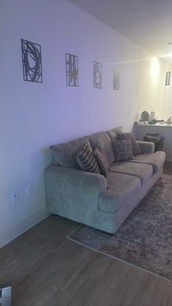 New Couch with Rug
