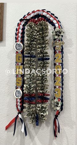 🎓 Graduation braided Lei Made from Satin Ribbon