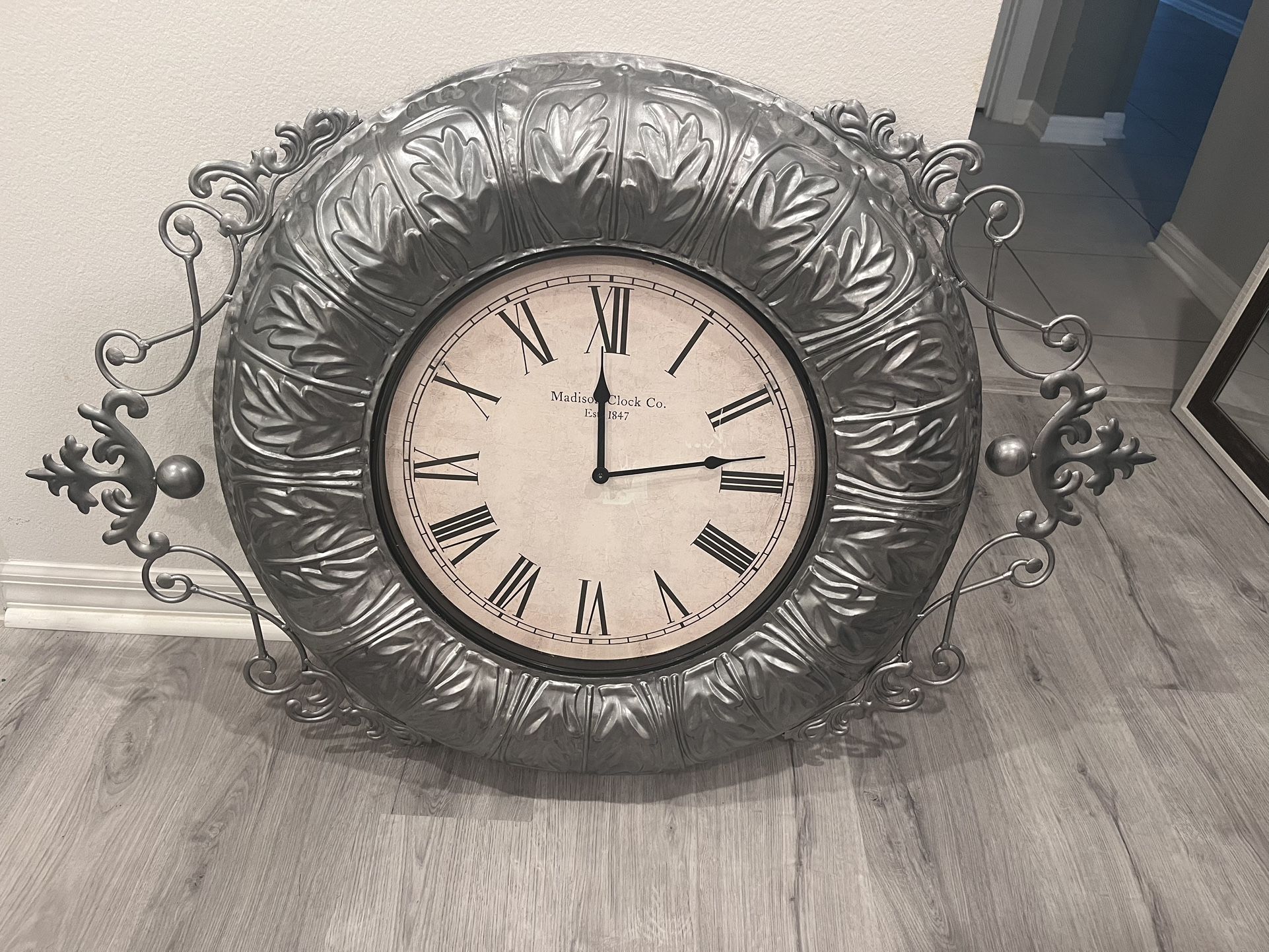 Metal Wall Clock