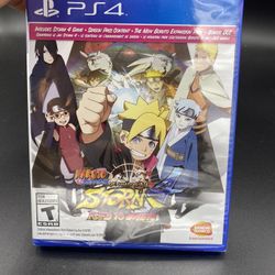 Naruto Shippuden: Ultimate Ninja Storm 4 - Road to Boruto  PS4 *New! Sealed.  