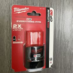 Milwaukee M-12 Compact RedLithium CP3.0 Battery Pack 48-11-2530
