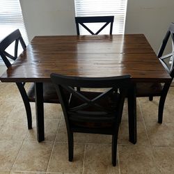 Solid Wood Dining Room Table