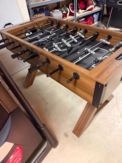 Foosball Table Wood Finish