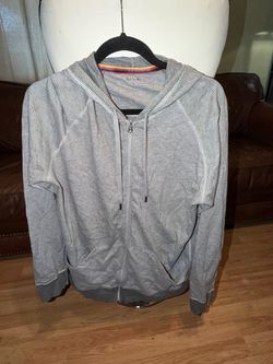 Paul Smith Grey Waffle Lounge Zip Hoodie (Size L)