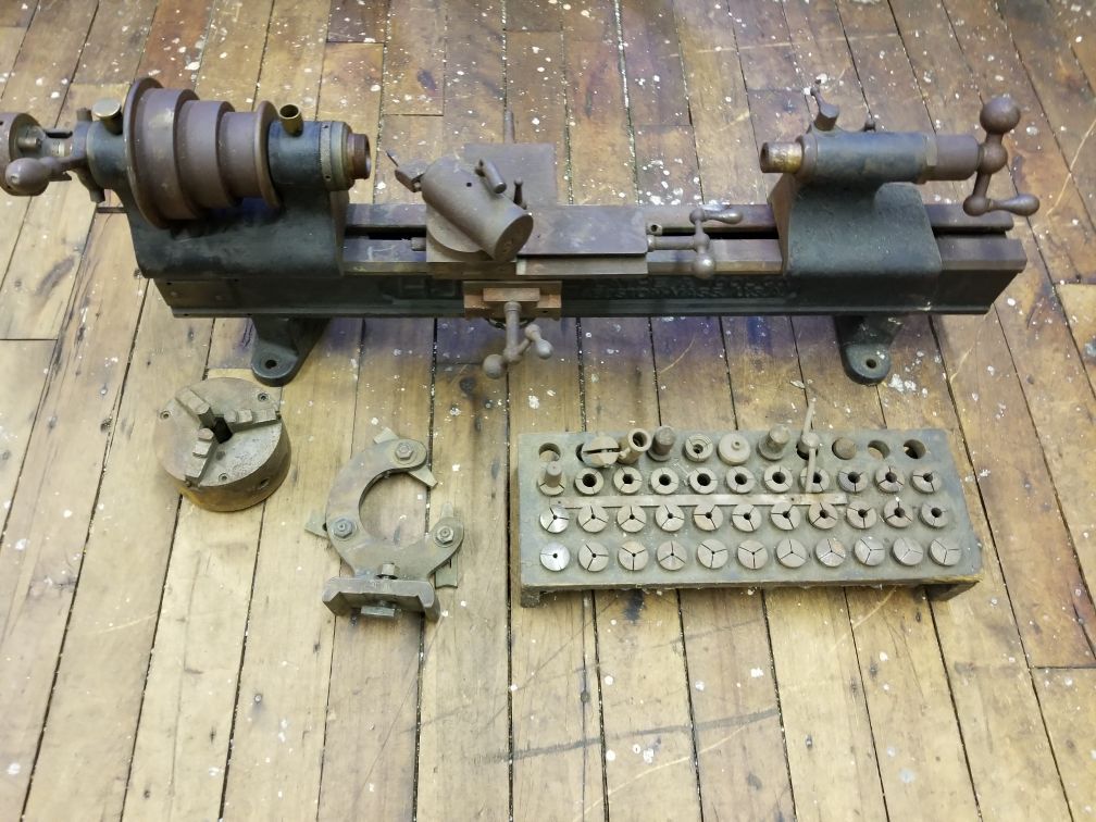 Hjorth High Precision Vintage Lathe w/tooling