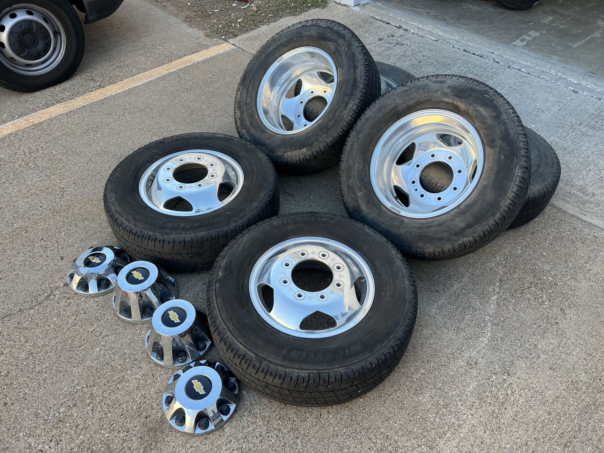 17” GMC Chevrolet Silverado Dually Wheels Oem Alcoa