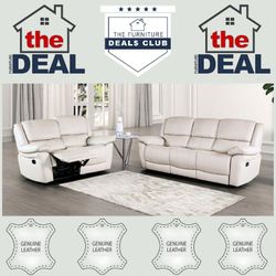 GENUINE LEATHER SET: IN-STROCK BLOW OUT SALE