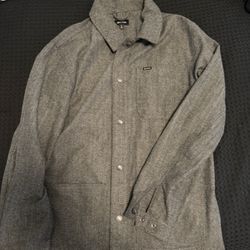 Braxton Light Button Up Jacket Size L