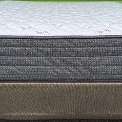 Queen Size Mattress- Box Spring & Bed Frame Optional 