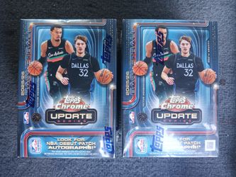 Topps Chrome Update NBA blasters (2 available)