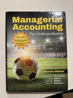 Managerial Accounting For Undergraduates 2nd ED