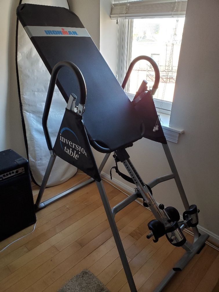 Ironman inversion table