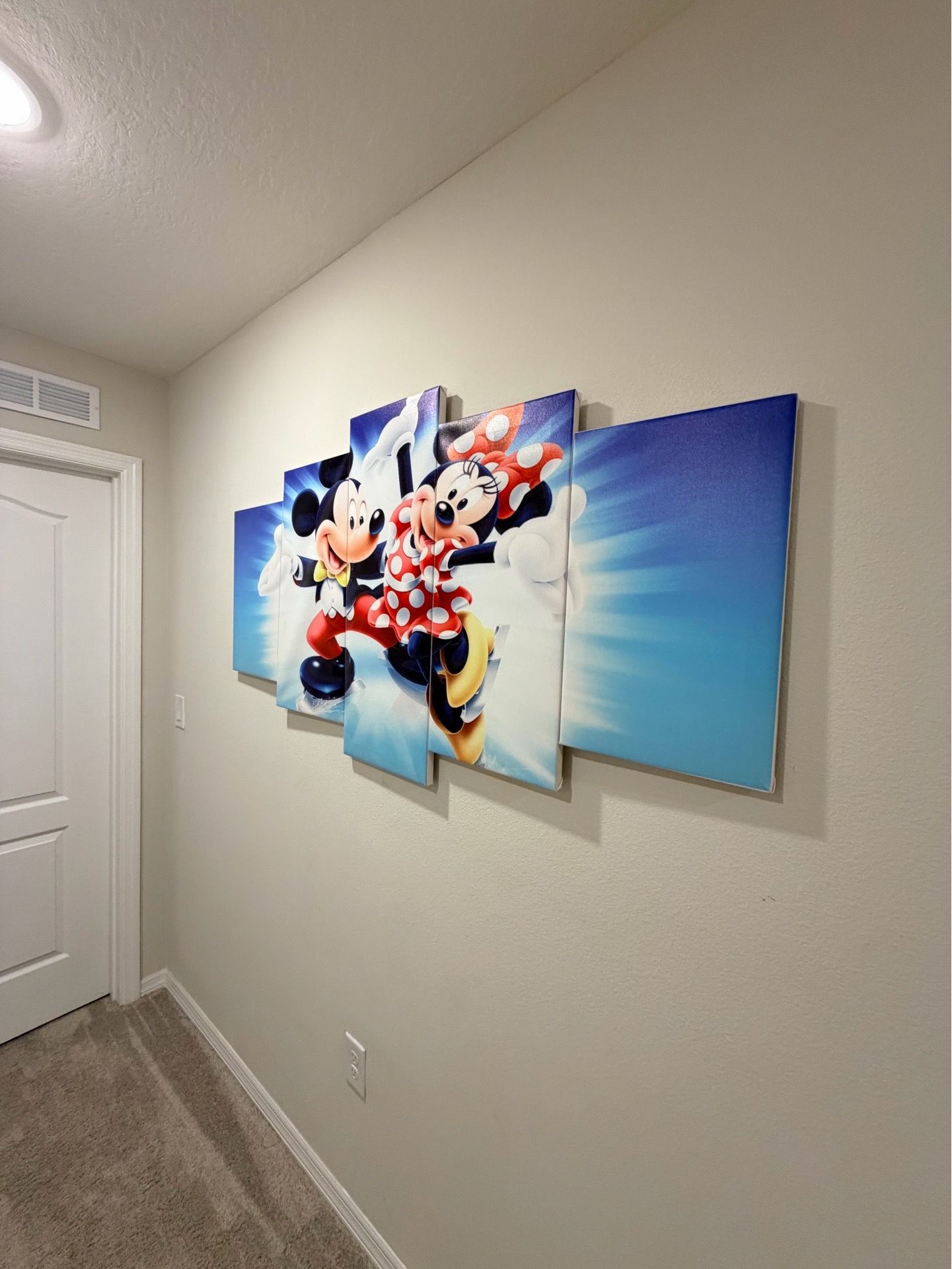Disney Mickey & Minnie Canvas Wall Art Set