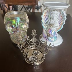 3 Bath And Body Works Candle Holders