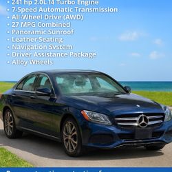 2015 Mercedes-Benz C 300 4MATIC – Blue | Panoramic Sunroof