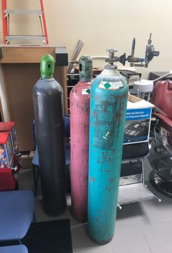 Helium tanks