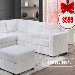 4 Pc Sectional 