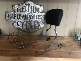 Harley Davidson luggage rack/backrest